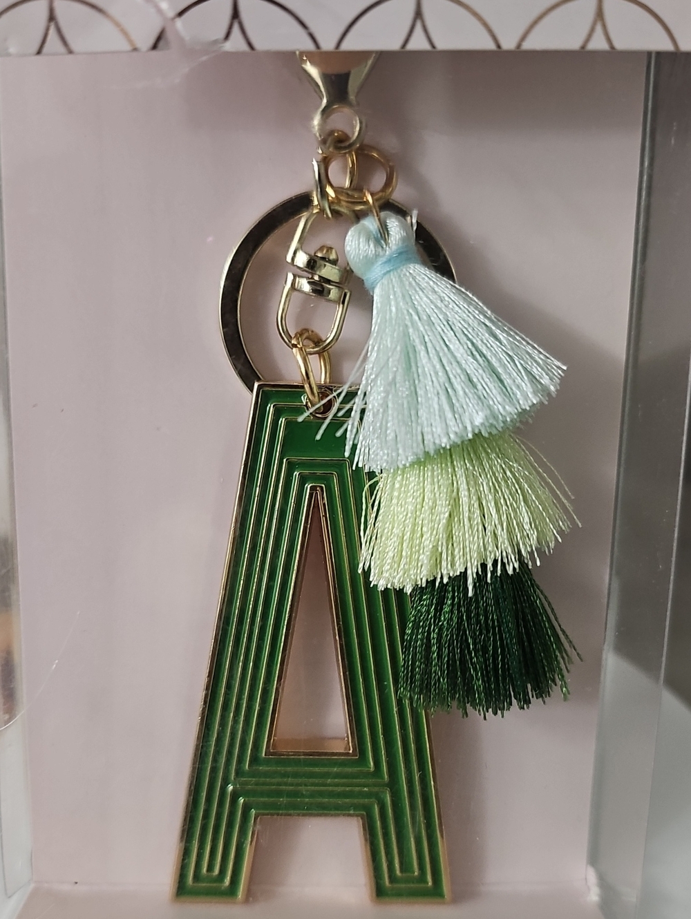 Monogram "A" Keychain - Picture 3 of 3